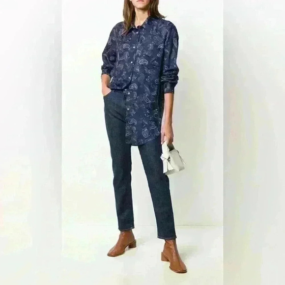 Everlane High Waist Dark Wash Jeans Size 29 Tall - Picture 1 of 10